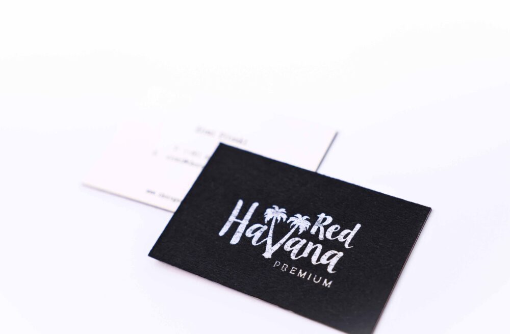 business card luxury
