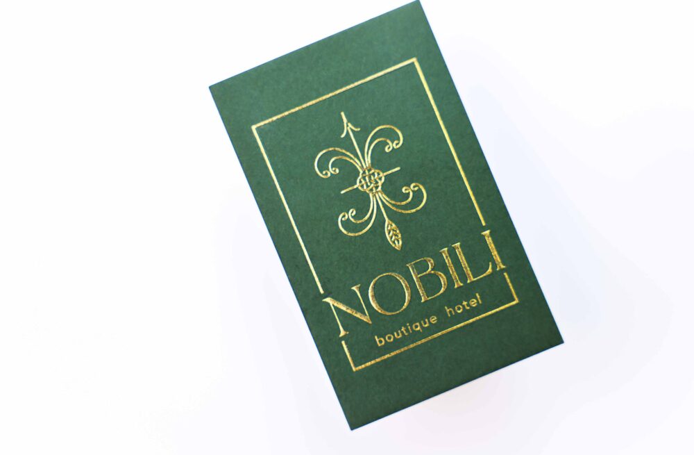 business card luxury