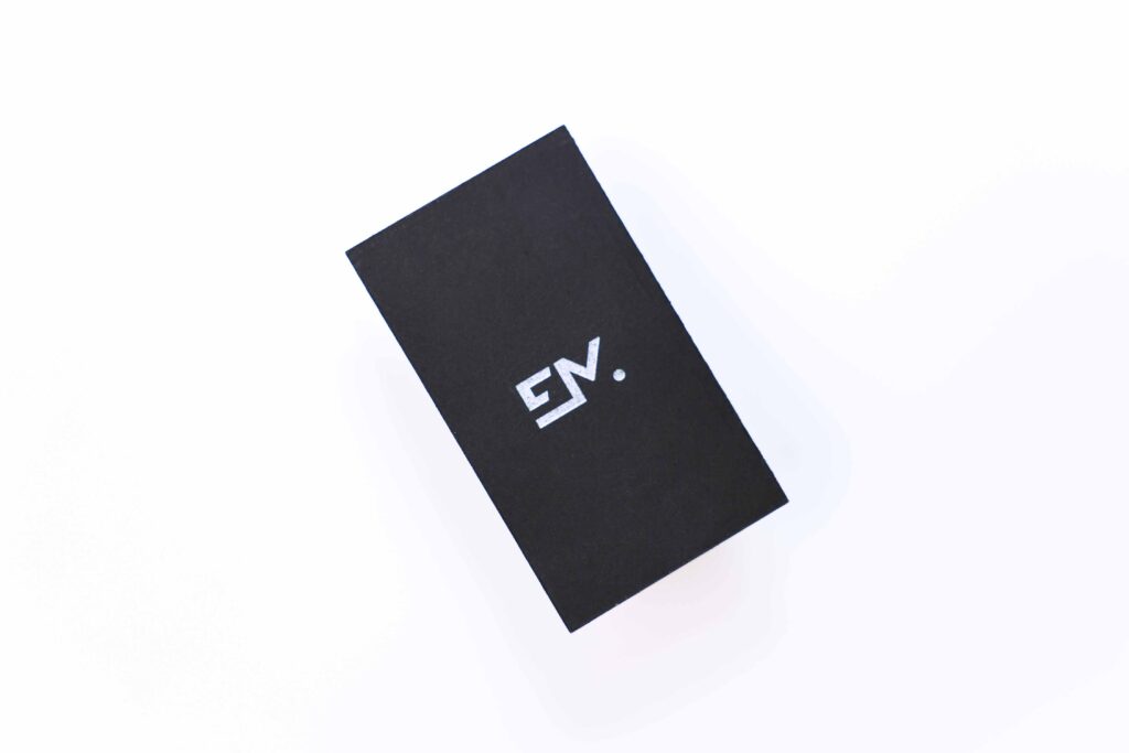business card luxury