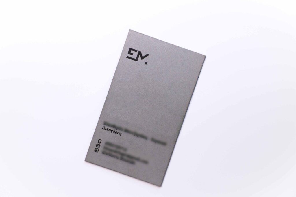 business card luxury