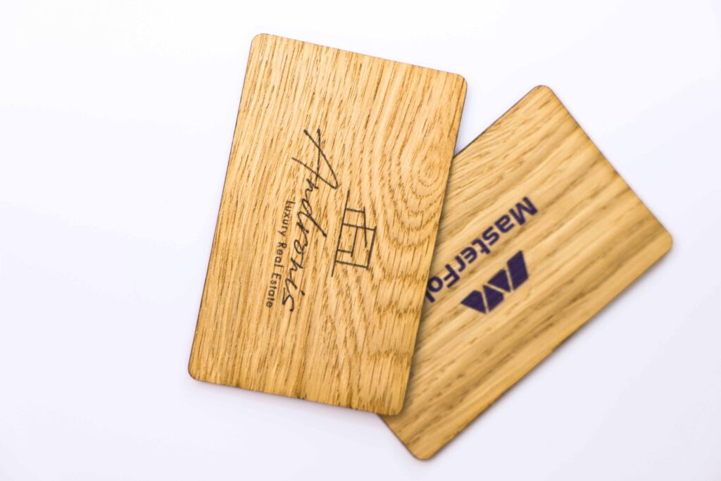 business card luxury