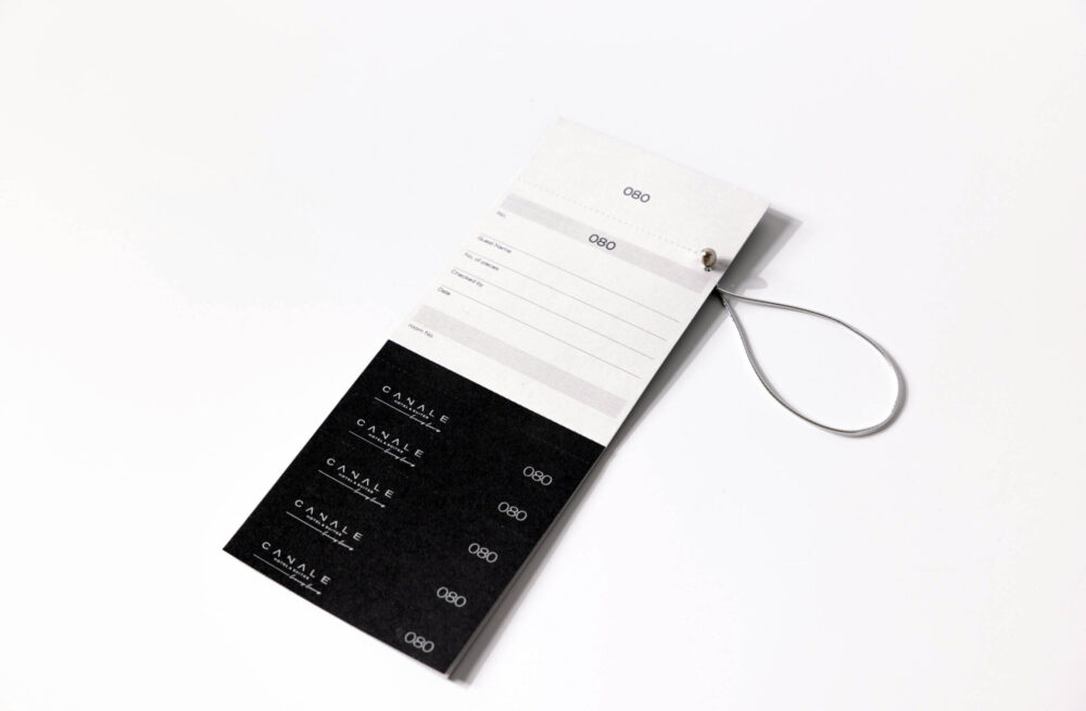 luggage tag paper