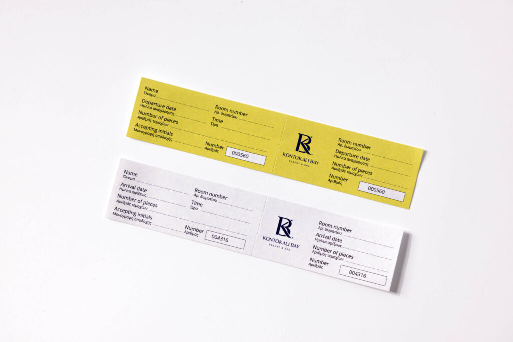 luggage tag sticker