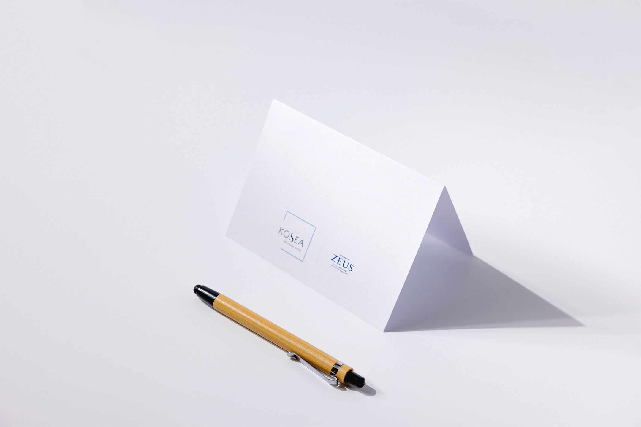 . informative card fold medium