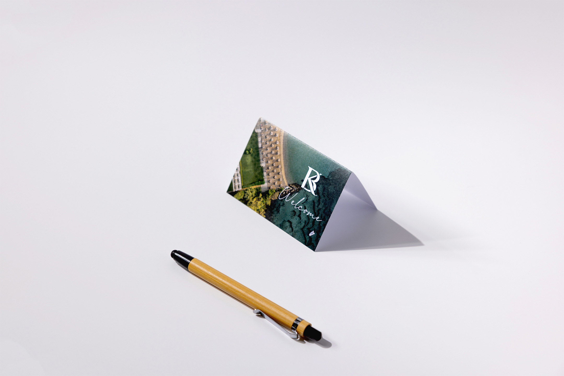 . informative card fold small