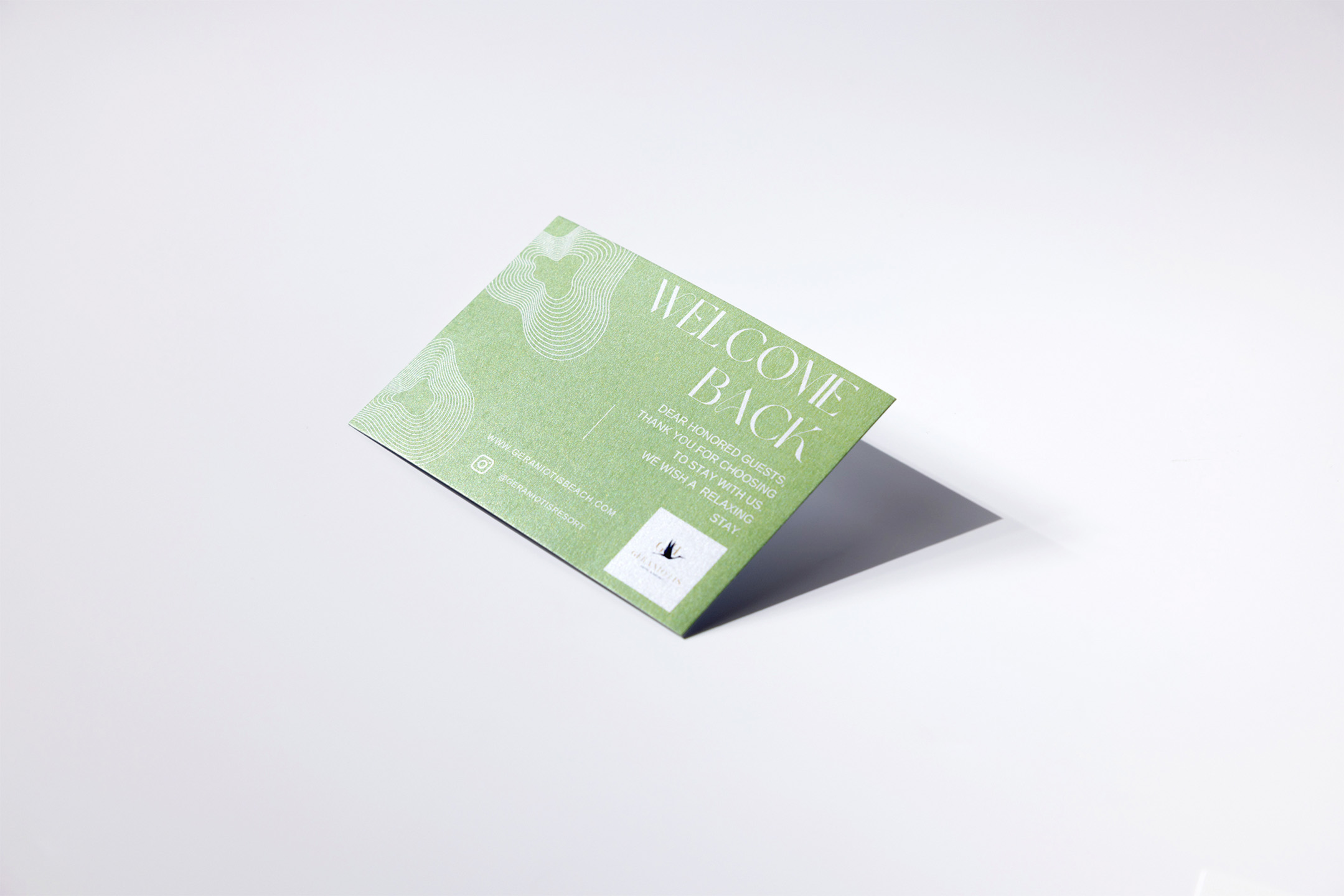 . informative card premium medium