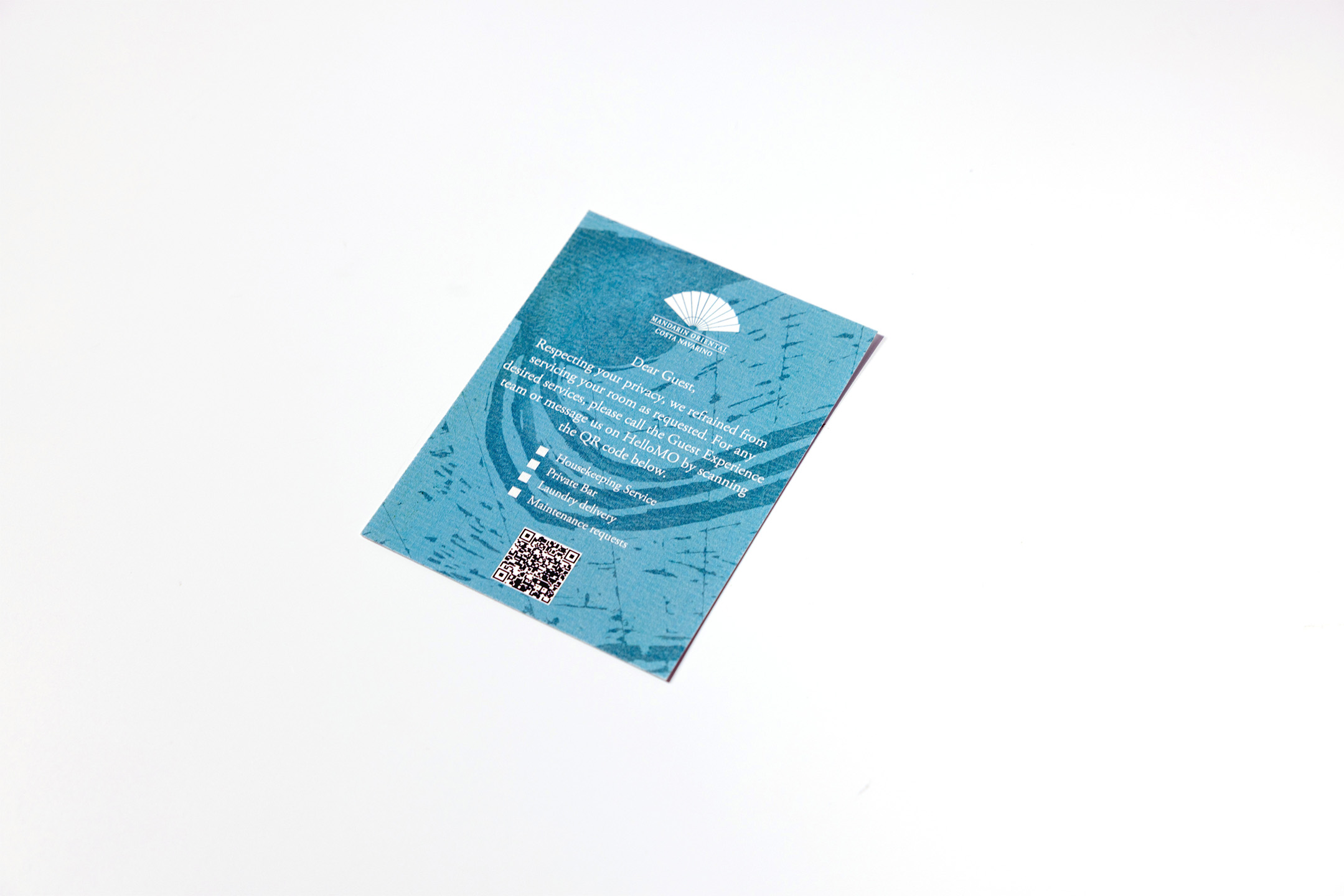 . informative card standard small