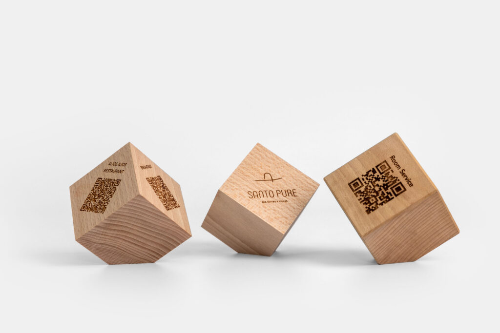 qr cube santo pure