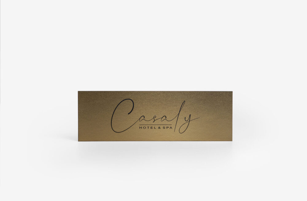indoor signage canale hotel&suites