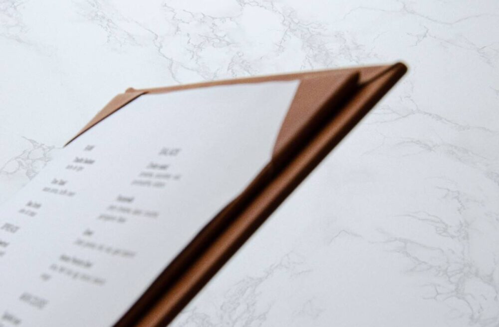 board menu food salty edge