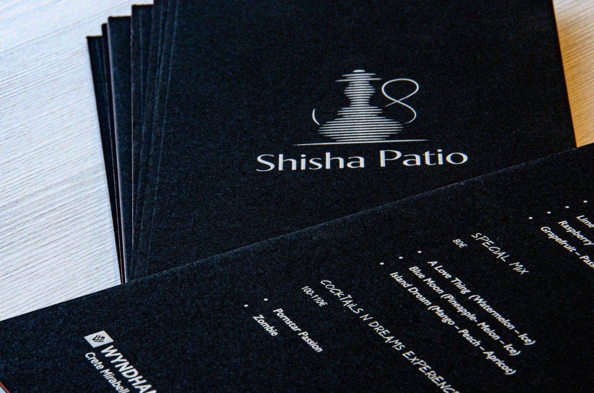 board menu wine beverages shisha
