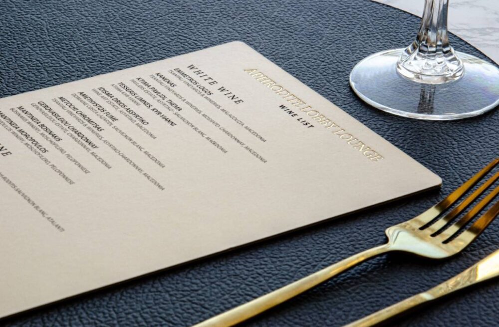 board menu wine beverages aphrodite gha