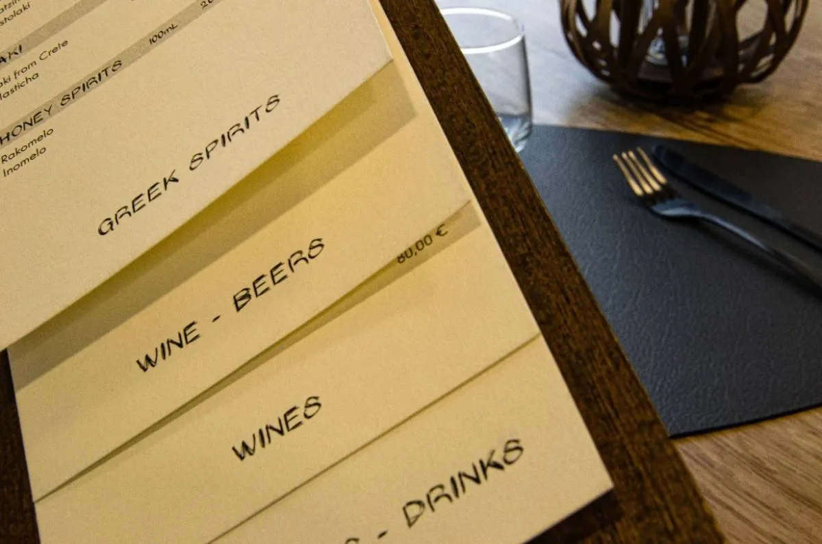 board menu wine beverages gitema