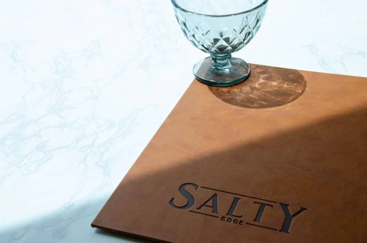 board menu food salty edge