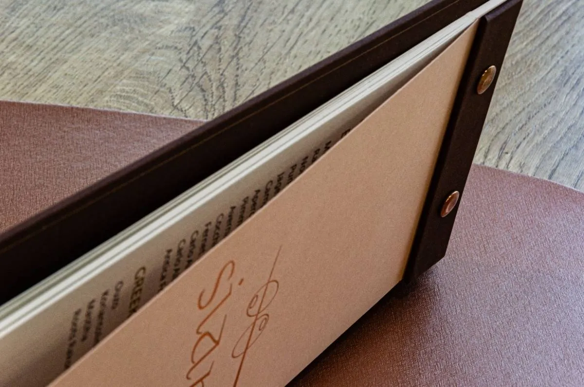 board menu wine beverages siana