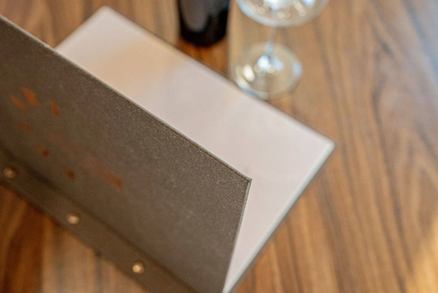 hard cover menu wine kelari ella resorts