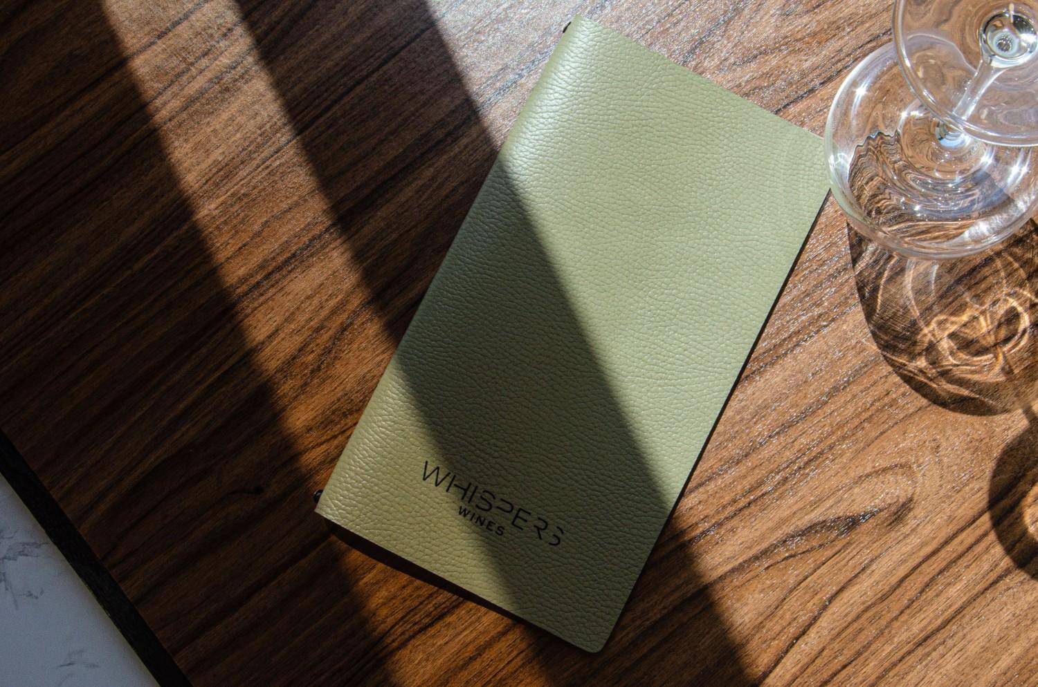 flexy cover menu wine bev bar whispers