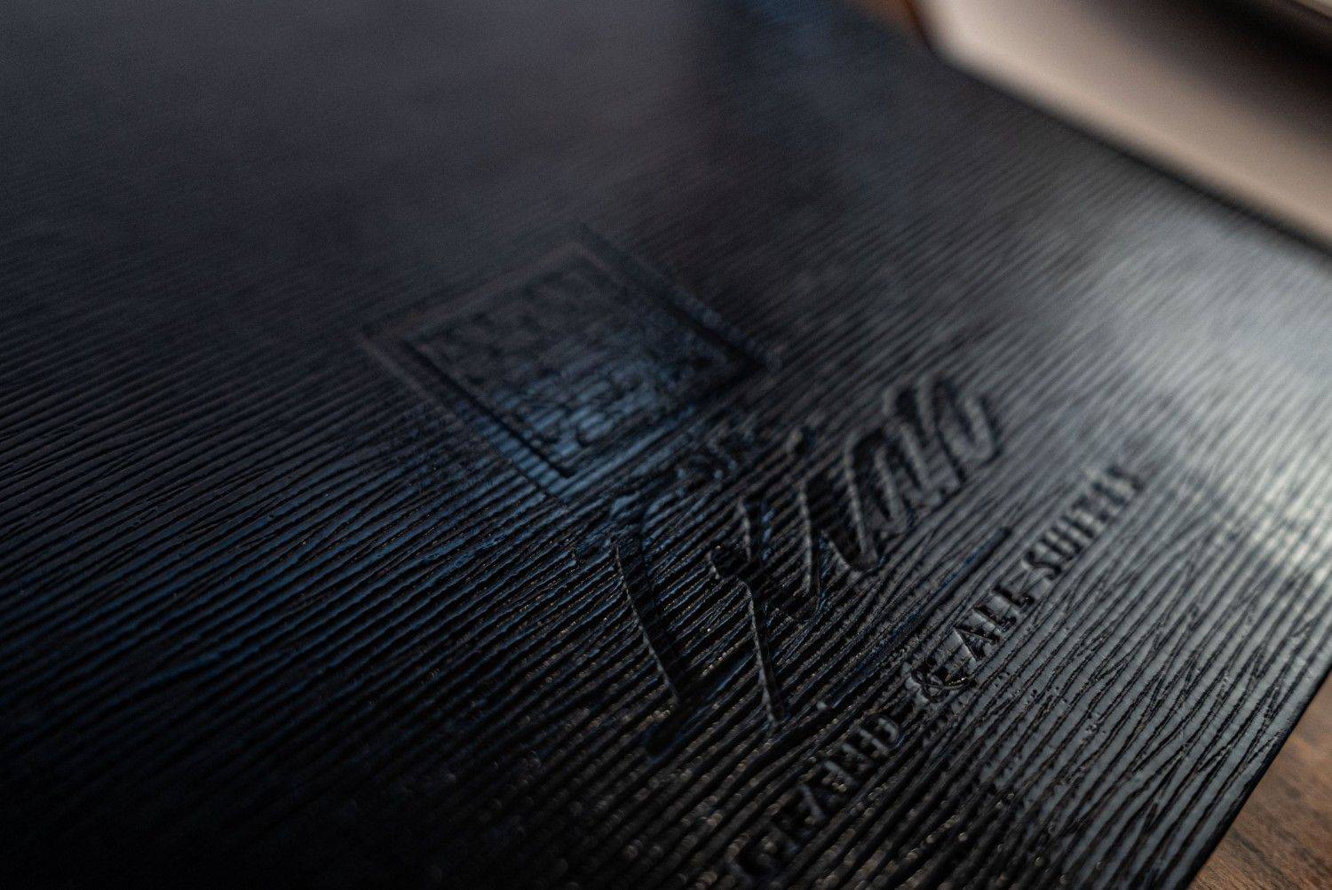 hard cover menu food ixian