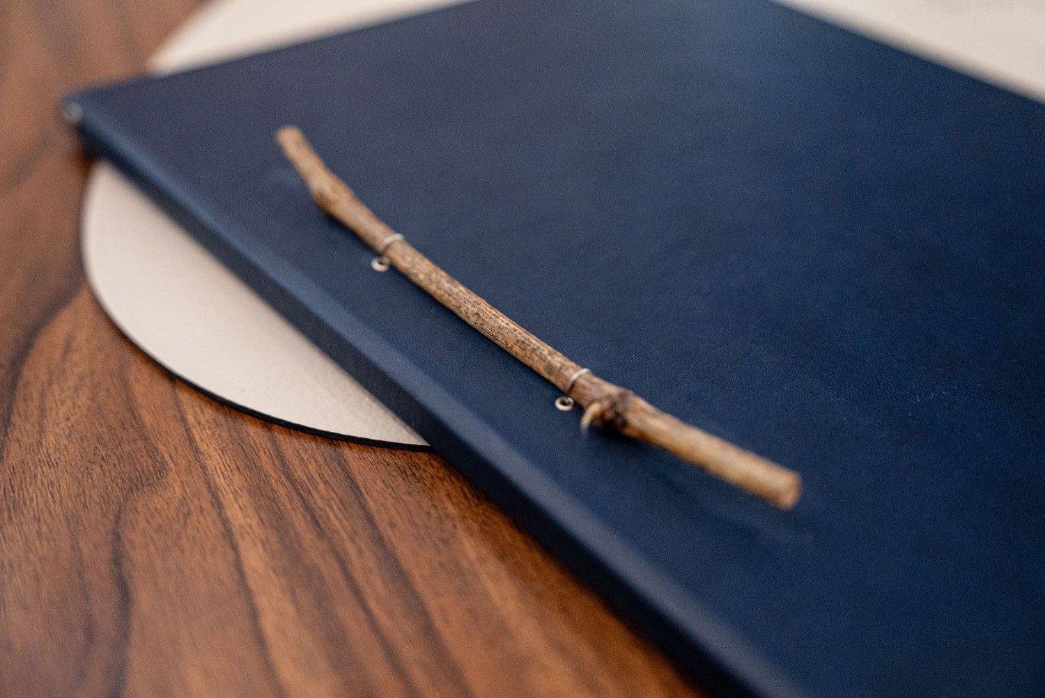 hard cover menu wine kontokali