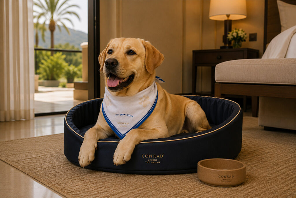 home page ldog on dog bed lr