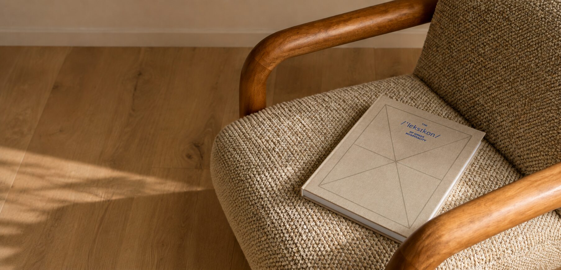 lexicon book cover on chair