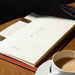 menu on table