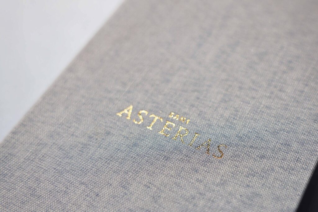 sani asterias ocean gold foil