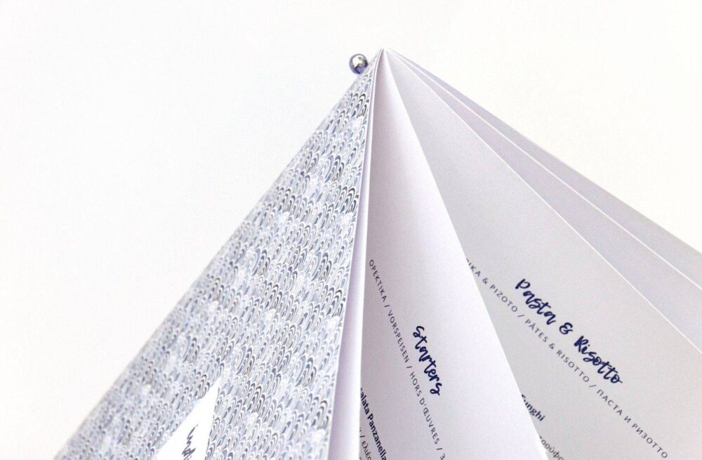 soft cover classic Marbella indigo